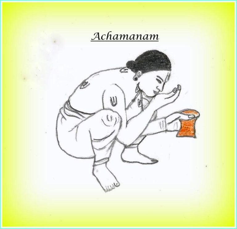 ACHAMANAM samskaram